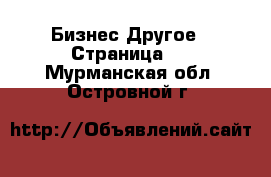 Бизнес Другое - Страница 2 . Мурманская обл.,Островной г.